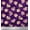 Dark Purple, variant on Soimoi Purple Cotton Duck Fabric Leaves & Grandiflora Roses Floral Print Sewing Fabric Yard 42 Inch Wide