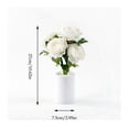 thumbnail image 3 of Peony Flower Night Light Simulation Fake Flower Night Light Bedroom Bedside Light Light Home Decoration Desktop Ornaments Battery Not Included, 3 of 6