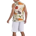 thumbnail image 2 of Sikiie Cute Vegetables Basketball Jersey Reversible Men's Mesh Athletic Sports Shirts Training Practice S-4XL4X-Large, 2 of 6