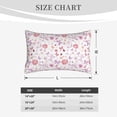thumbnail image 4 of Rateoe Retro Floral Pattern Pillow Covers with Invisible Zipper(Pillows are not Included) Standard Pillowcases-14"x20", 4 of 6