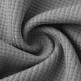 thumbnail image 4 of Mens Quarter Zip Pullover Mock Neck Waffles Quilted Sweatshirt Casual Long Sleeve Dress Casual Work Sweater Tops Long Sleeve Hoodies Men Gray XL, 4 of 6