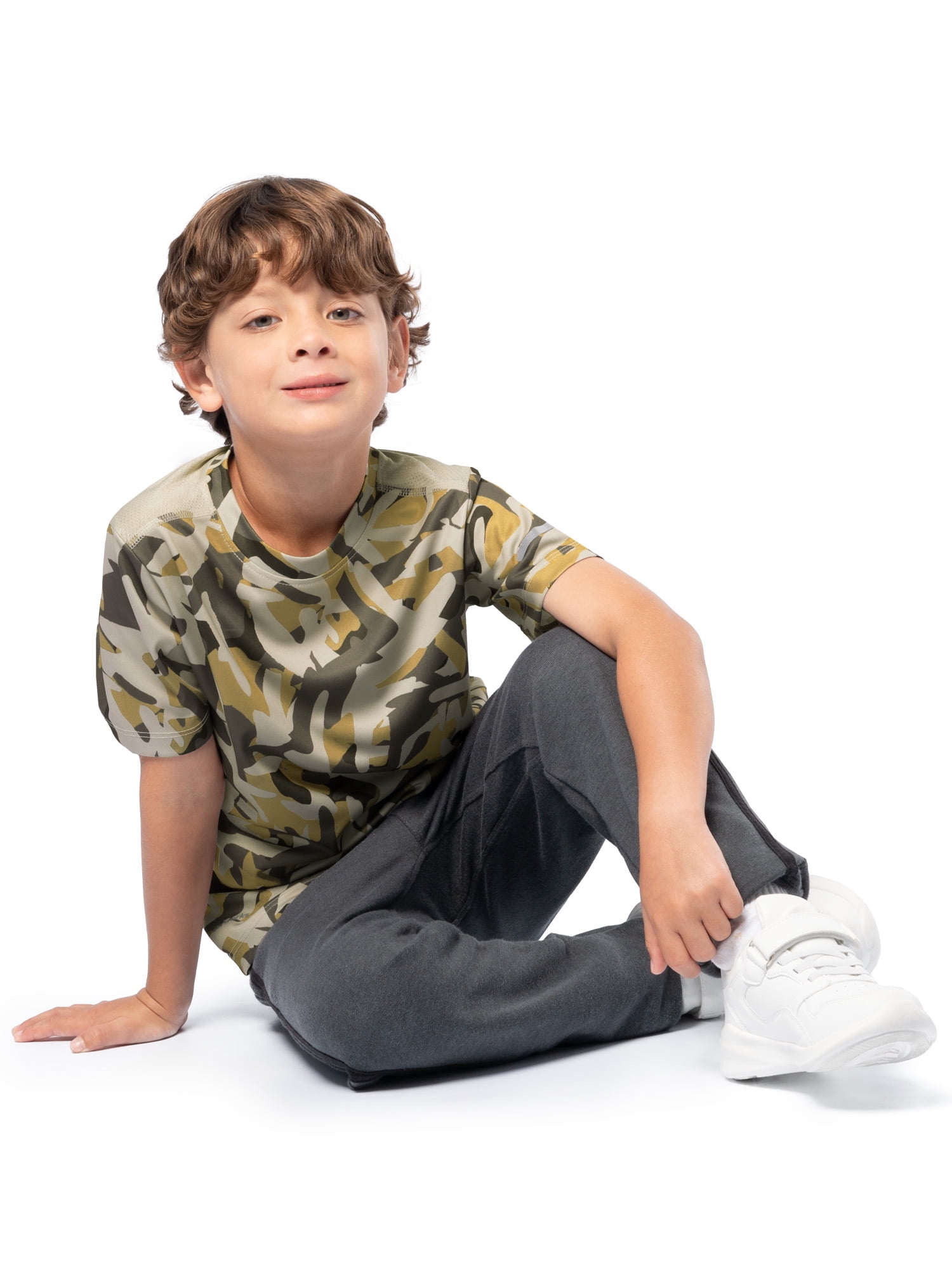 Athletic Works Boy's Active Short Sleeve T-shirt 2-Pack, Sizes 4/5-18