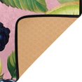 thumbnail image 3 of Yayeee Area Rugs for Living Room 5.2'x4' Non Slip Washable Bedroom Floor Carpet, Pink Raspberries, 3 of 5