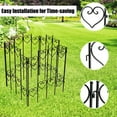 thumbnail image 5 of Costway 27 in x 6.5 ft Folding Decorative Garden Fence, 5 of 12