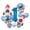 1, variant on 14pcs Astronaut Space Party Decorations Balloons - Rocket Theme with Spaceman Designs, Includes 32inch Blue Number Balloons for Birthday and Outer Space Themed Parties