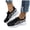 Black, variant on Leopard Chunky Walking Shoes for Women Comfortable Mesh Memory Foam Workout Tennis Running Sneakers