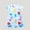 Light Blue, variant on DAETIROS Girls Printed A-Line Dress – Short Sleeve Crewneck Cotton Summer Dress with Waist Tie – Casual Kids Clothing