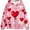 Z1-Pink, variant on Goindgs Hoodie Sweatshirts for Kids Boy Girl Tie Dye Heart Printed Cute Valentines Days Crew Neck Drop Shoulder Loose Holiday Tops Hooded Sweatshirts Child Tops Pink-2-3 T