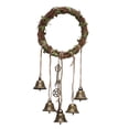 thumbnail image 1 of Manija de puerta con campana de bruja Jadeshay colgante hecha a mano, 1 of 12