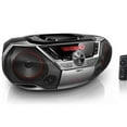 thumbnail image 4 of Philips AZ700T Boombox with CD, FM Radio, Bass Boost & Handy Remote, Silver, 4 of 6