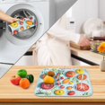 thumbnail image 3 of Yayeee Dish Drying Mat for Kitchen Counter 16" x 18" Microfiber Super Absorbent Coffee Decorative Pad, Yellow Tomatoes, 3 of 9