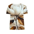 thumbnail image 5 of Fengqque 2025 Women's Sexy Summer Printed Round Neck Regular Fit Top, 5 of 5