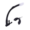 thumbnail image 1 of Snorkel Enrollable, Snorkel Seco De Silicona 2 En 1 Con Válvula De Drenaje Unidireccional Y Hebilla De Resorte De Liberación Rápida, Para Buceo Apnea Buceo Snorkel, 1 of 7