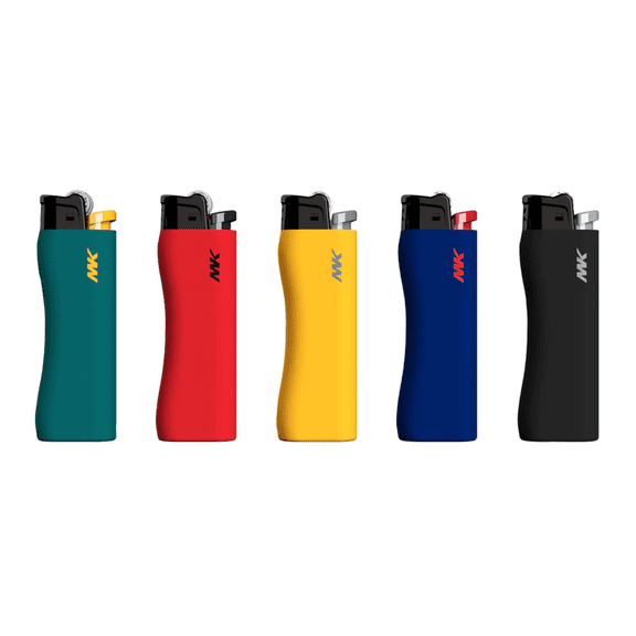 PACK OF 5 MK GRIP-PRO HUE POCKET LIGHTERS (08105)