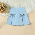 thumbnail image 4 of Fesfesfes Outfits For Kids Kids Girls Summer Outfits Toddler Girls Short Sleeve Shirts Tops Pleated Skirt Set 2Pcs Clothing For Girls 2-8 Years, 4 of 6