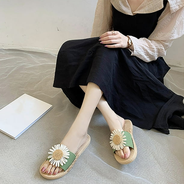 Sandalias Mujer Con Cómodas Sandalias De Interior Y Exterior Zapatillas De Ocio Wmkox8yii nm10241