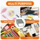 thumbnail image 2 of Paquete de 20 Bolsas Transparentes con Cremallera, Bolsa de Maquillaje Impermeable de PVC para Organizar Cosméticos, Suministros de Documentos de Oficina, 2 of 6