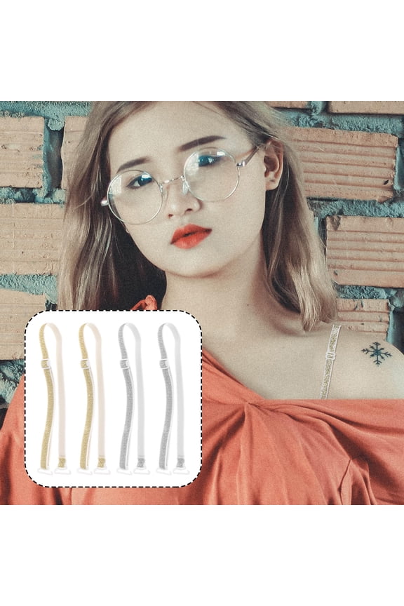 2 Pairs of Lingerie Shoulder Straps Detachable Nylon Chic Straps for Special Occasions