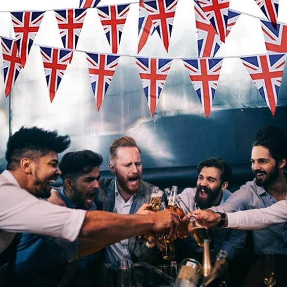 Riforla Jack Outdoor Decoration 26ft Flag British Festival Patriotic Sided 25Party Decoration & Hangs Flags Banners Accessories Multicolor