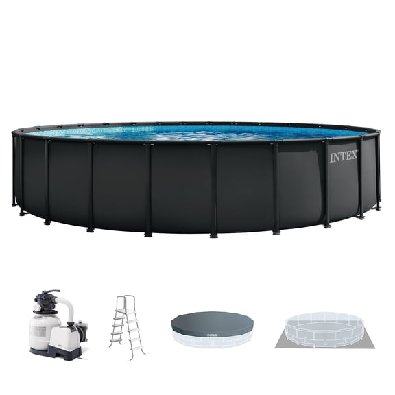 INTEX 26339EP Ultra XTR 24' x 52" Round Frame Above Ground Swimming Pool Set with Pump