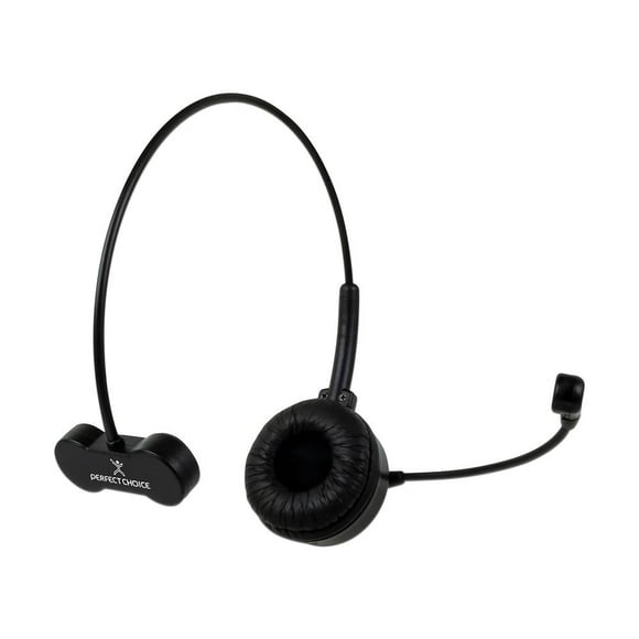 Audífonos Perfect Choice PC-116899 con Micrófono Monoaural Negro