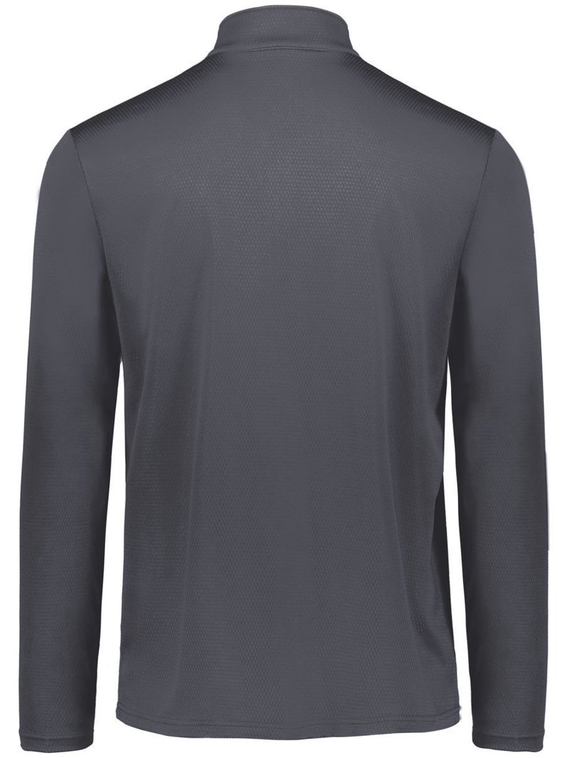 Holloway Sportswear M Prism Bold 1/4 Zip Pullover Carbon/White