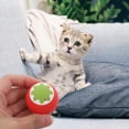 thumbnail image 4 of Pelota interactiva para gatos con cable tipo C, forma de fresa, automática, con movimiento activado, juguete eléctrico para gatos de interior y exterior, 4 of 8