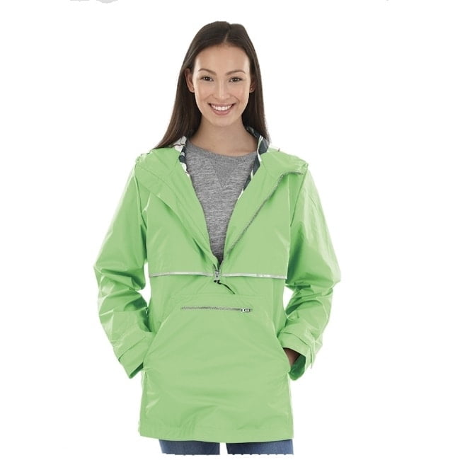women's half zip pullover rain jacket