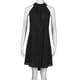thumbnail image 5 of Jumpingount Vestido de tiras Traje de verano con cuello halter Exquisito Cuello Dulce regalo Elegancia Diseño elegante Ropa de mujer Vestidos Negro SG, 5 of 6