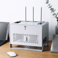 thumbnail image 4 of Caja de almacenamiento Ticfox Doble Capa Desmontable A Prueba De Polvo Gris, 4 of 5