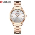 thumbnail image 2 of POEDAGAR Montre de Mode Décontractée pour Femmes Blanche de Luxe à Quartz en Acier Inoxydable, Étanche, avec Date Complète, 2 of 5