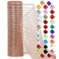 thumbnail image 1 of Mesh Ribbon for Wreaths 10 Inch x 30 Foot Wreath Mesh Rolls with Shiny Metallic Foil for Easter Christmas Party Wedding Home Decor DIY Craft Projects and Gift Wrapping, 1 of 7