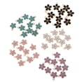 thumbnail image 5 of 10pcs Colorful Flower Charm Pendants for Jewelry Making, Tiny Small White, 5 of 6
