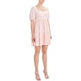 thumbnail image 2 of BCBG Paris Women's Knit Eyelet Sleeve Dress, 2 of 9