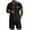 Black, variant on Mens Pink Linen Blend Casual 2 Piece Set | Short Sleeve Shirt & Matching Shorts Summer Co-ord for Beach Vacation,Size S