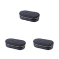 thumbnail image 2 of Joyero femenino Qarigey Collar Compartimentos Anillo Cremallera Organizador de 2 capas Negro, 2 of 6