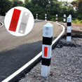 thumbnail image 5 of Truck Reflectors, 20pcs Reflector Reflective Tape Car Reflector Pendant White Red Rear Reflector Cat Eyes Side Reflectors Safety Warning Sticker (15, 5 of 5