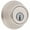 Nickel, variant on Kwikset 665 Double Cylinder Deadbolt from The 660 Series - Antique Brass