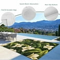 thumbnail image 4 of Fsddascl White Lily Flower Outdoor Rug for Patio/Deck/Porch, Non-Slip Large Area Rug 4 x 6 Ft, Tropical Bloom Floral Green Leaf Indoor Outdoor Rugs Washable Area Rugs, Reversible Camping Rug Carpet, 4 of 5