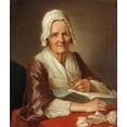 thumbnail image 3 of Per Krafft the Elder 12x14 Black Modern Framed Museum Art Print Titled - Old Woman (1768), 3 of 5