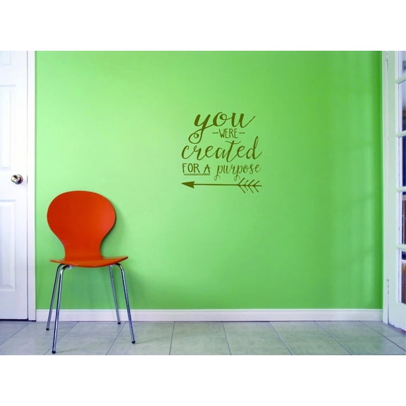 Custom Decals You Were Created For A Purpose Wall Art Size: 16 X 24 Inches Color: Multi