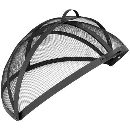 Sunnydaze Easy Opening Fire Pit Spark Screen Cover Accessory Outdoor Backyard Heavy Duty Round Firepit Ember Arrester Lid With Hinged Door 32 Inch Canada Sunnydaze Easy Opening Fire Pit Spark, Round Fire Pit Screen