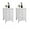 White, variant on Bonnlo Upgraded White Nightstand with 3 Drawers, Modern Night Stands for Bedrooms Set of 2, Wooden Bed Side Table/Night Stand for Small Spaces, College Dorm, Kids’ Room, Living Room, 23.6in H