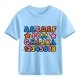 thumbnail image 4 of Tops de Manga Corta Linda con Impresión Gráfica para Niños Niños Y Niñas, Tela Suave Transpirable para la Temporada Escolar Y el Juego Informal, 4 of 9