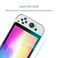 thumbnail image 4 of TJS [2 Pack] Screen Protector Tempered Glass for Nintendo Switch OLED Model 2021 [Works While Docking] - 0.3mm Thickness/Bubble Free/Ultra Clear/9H Hardness/Anti-Scratch/Anti-Fingerprint (Clear), 4 of 6