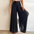 thumbnail image 3 of Pantalones De Salón Pantalones cómodos para mujer Estilo bohemio Pantalones elegantes Ropa diaria (Negro XXL) Kuymtek para Mujer Negro T S, 3 of 6