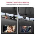 thumbnail image 4 of Luckview Cámara de Coche para Bebé, 5.2" 1080P Cámara de Coche de Bebé con Visión Nocturna, Cámara de Bebé de Coche Ajustable con Rotación de 360° con Cable, Vista Cristalina para Asiento Trasero Orie, 4 of 5