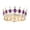 Purple, variant on For Women Rhinestone Bridal Headpiece Wedding Birthday Party Accessory Strength Bracelet Tennis Bracelets A Bracelet Laye Bracelet Bohemian Bracelets Womens Bracelets A Bracelet Initial Jewelry for