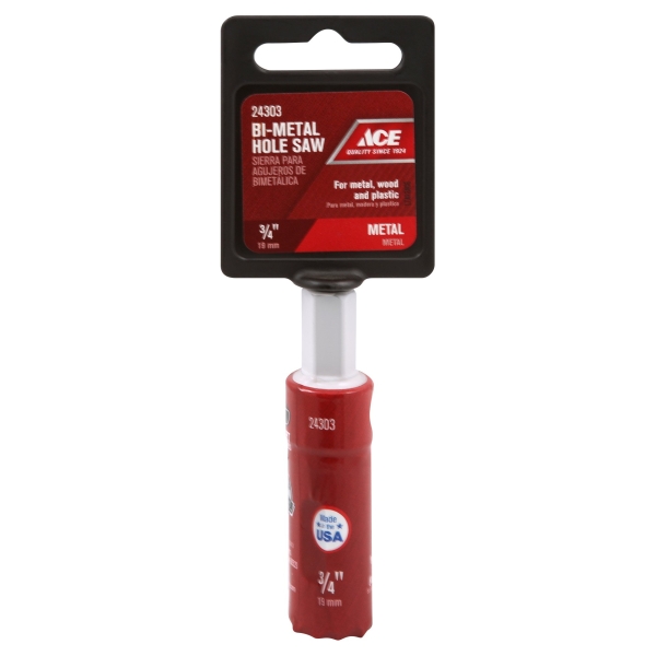 3/4" BiMetal Variable Pitch Hole Saw Ace Hole Saws 24303A 082901243038