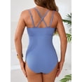 thumbnail image 5 of Sociala O-Ring Cutout Bathing Suit for Womens Tummy Control Monokini Swimwear, 5 of 6